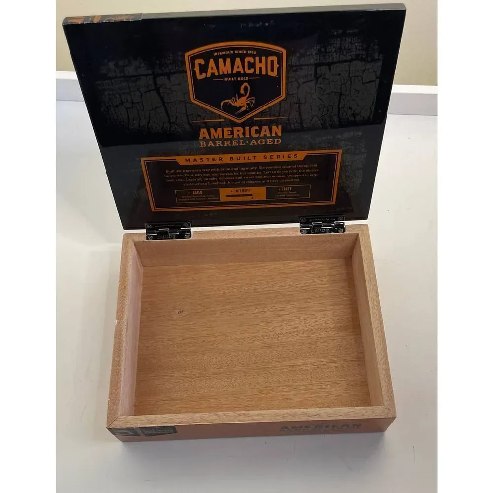 Camacho American‎ Barrel Empty Cigar Box
